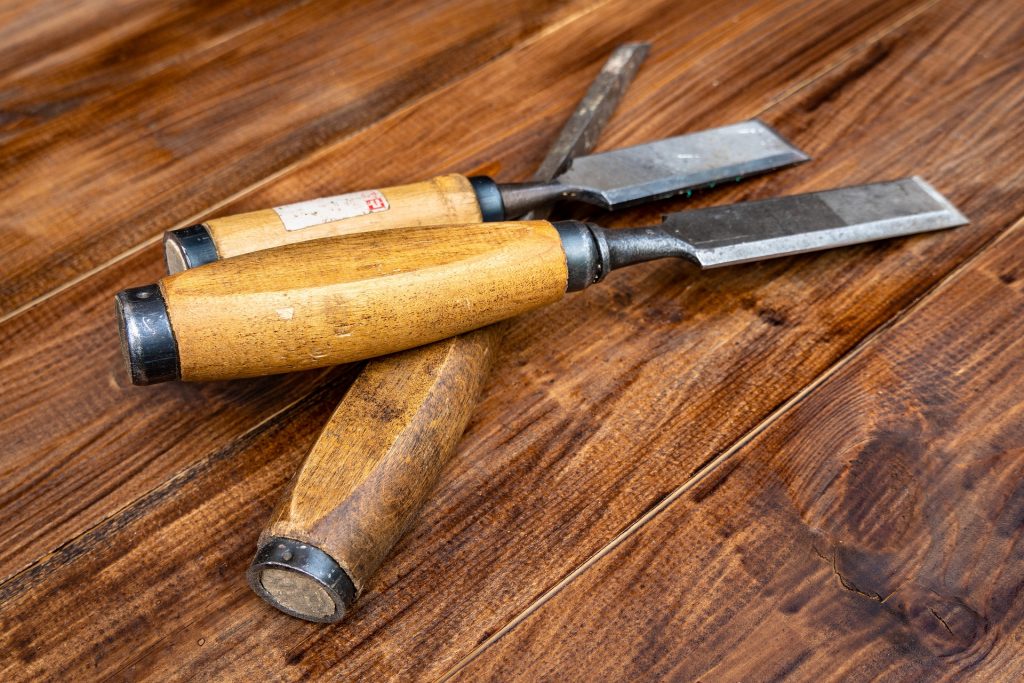 Slipa träverktyg